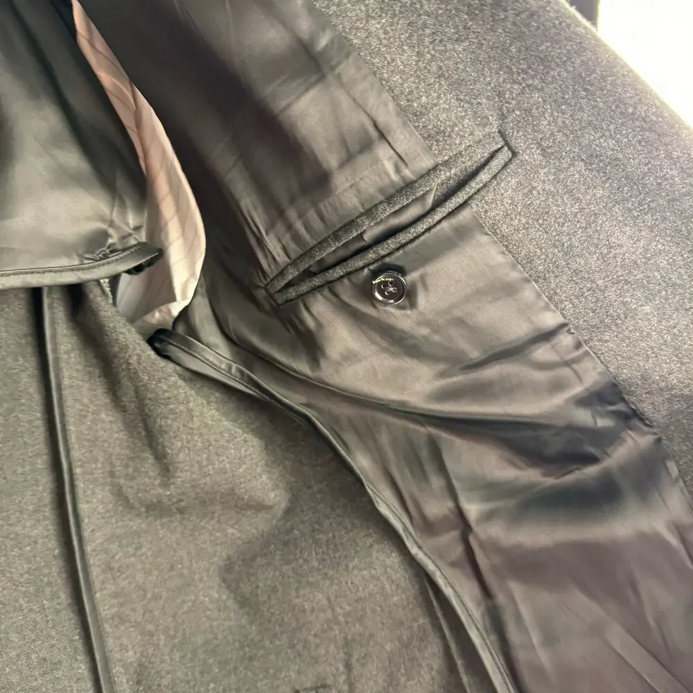 ABERCROMBIE & FITCH | Dark Gray Single Breasted‎ Classic Blazer | Men's XL